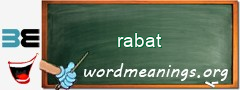 WordMeaning blackboard for rabat